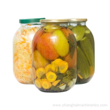 Pickle Canned and glass jars filling machine